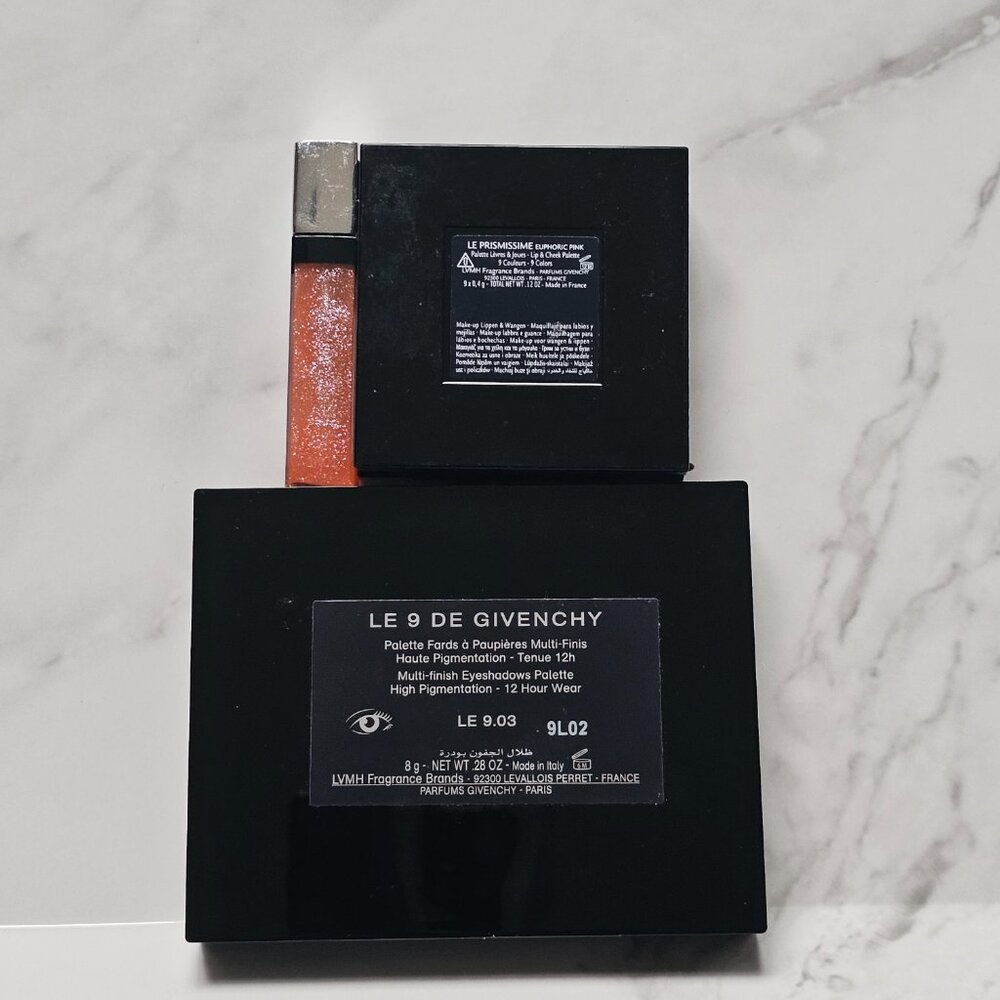 Givenchy - Le 9 de Givenchy LE 9.03 EyeShadows Palette & EUPHORIC PINK Lip Cheek - Picture 6 of 6